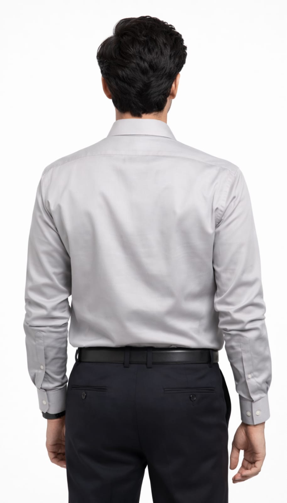 Aura Sateen shirt - Brown
