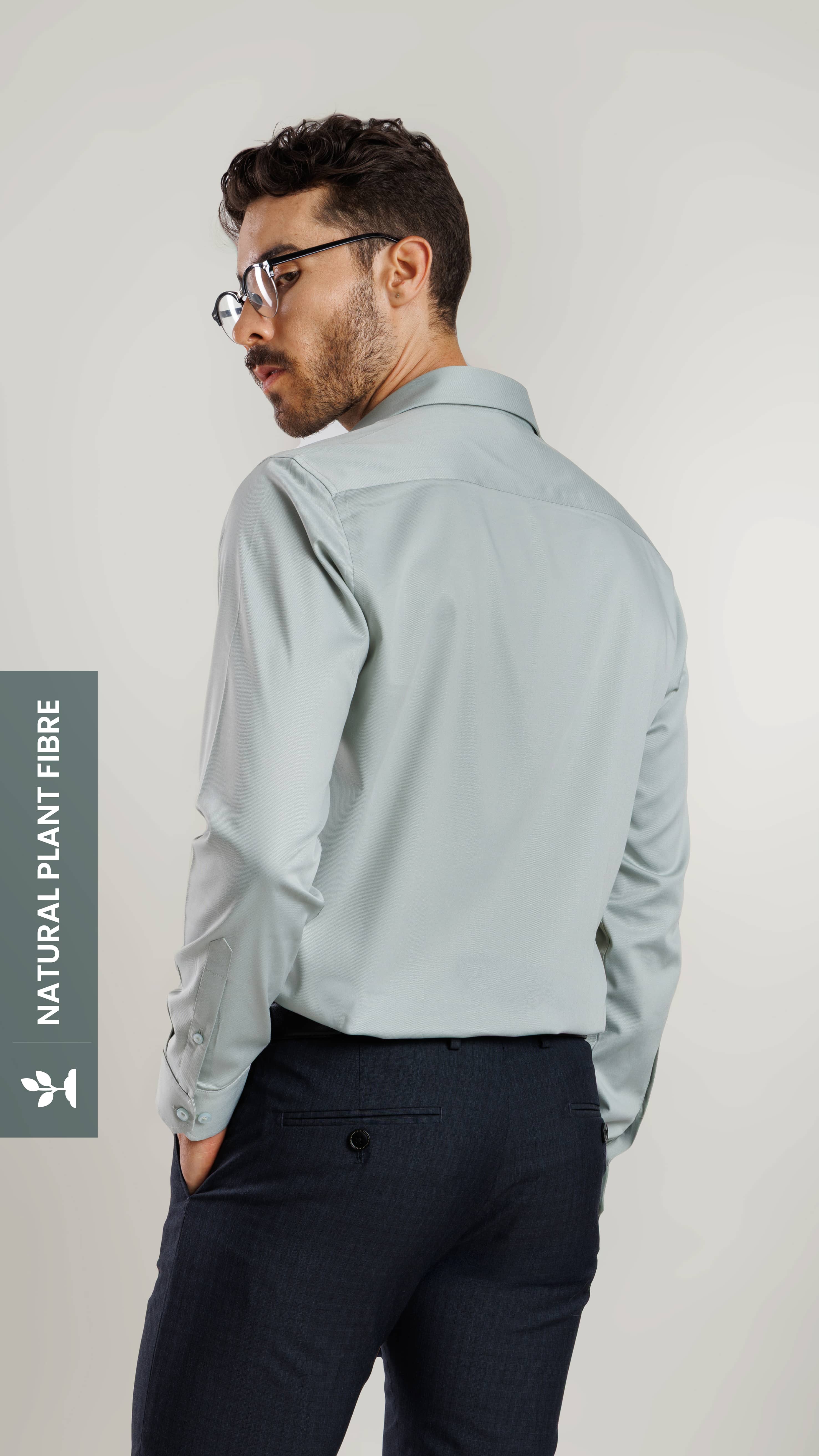 Bamboo Crest Shirt Sage Green