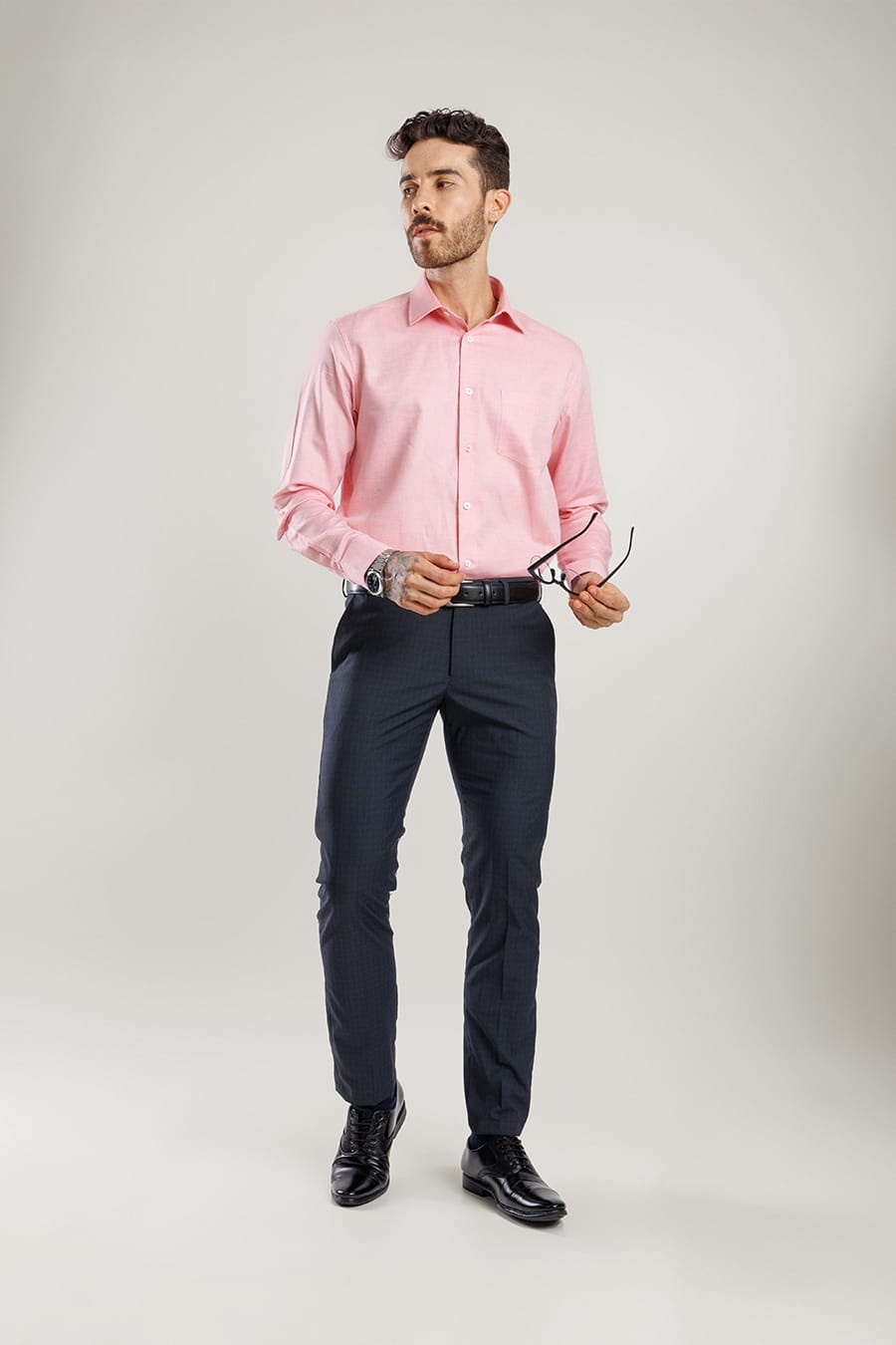 Estate Linen Blend Shirt - Fluroscent Pink