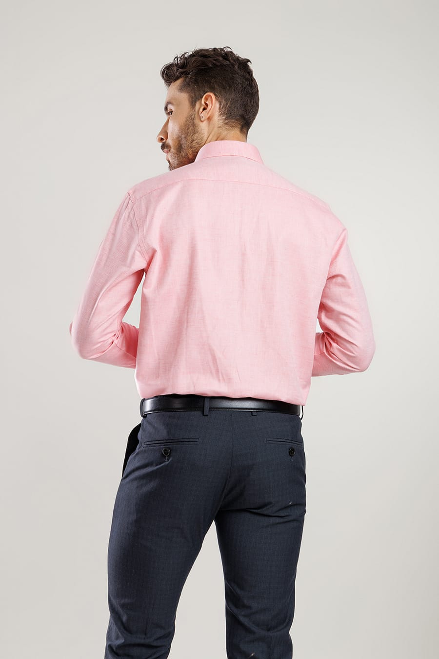 Estate Linen Blend Shirt - Fluroscent Pink