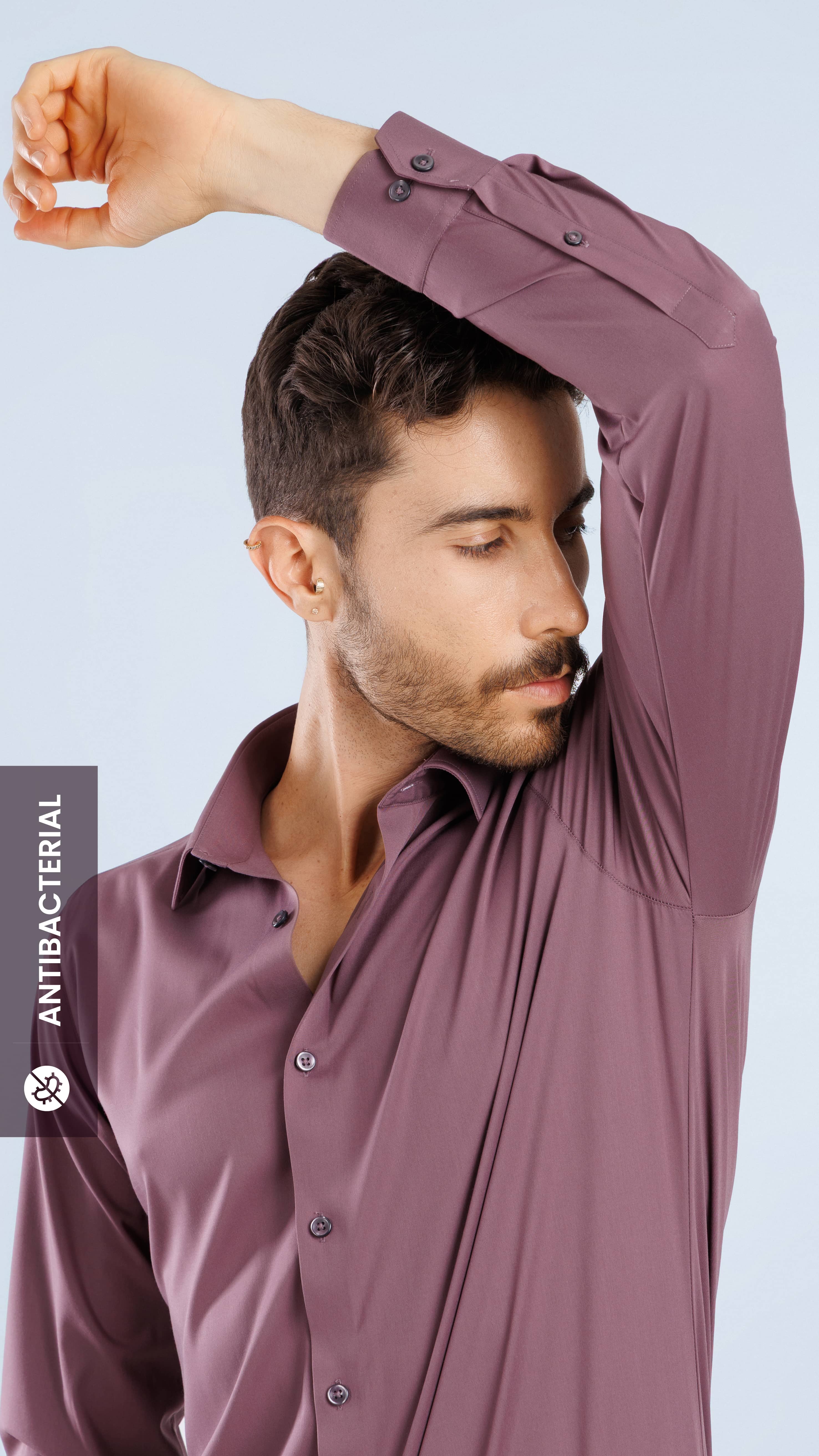 Modal Essential Shirt Wine