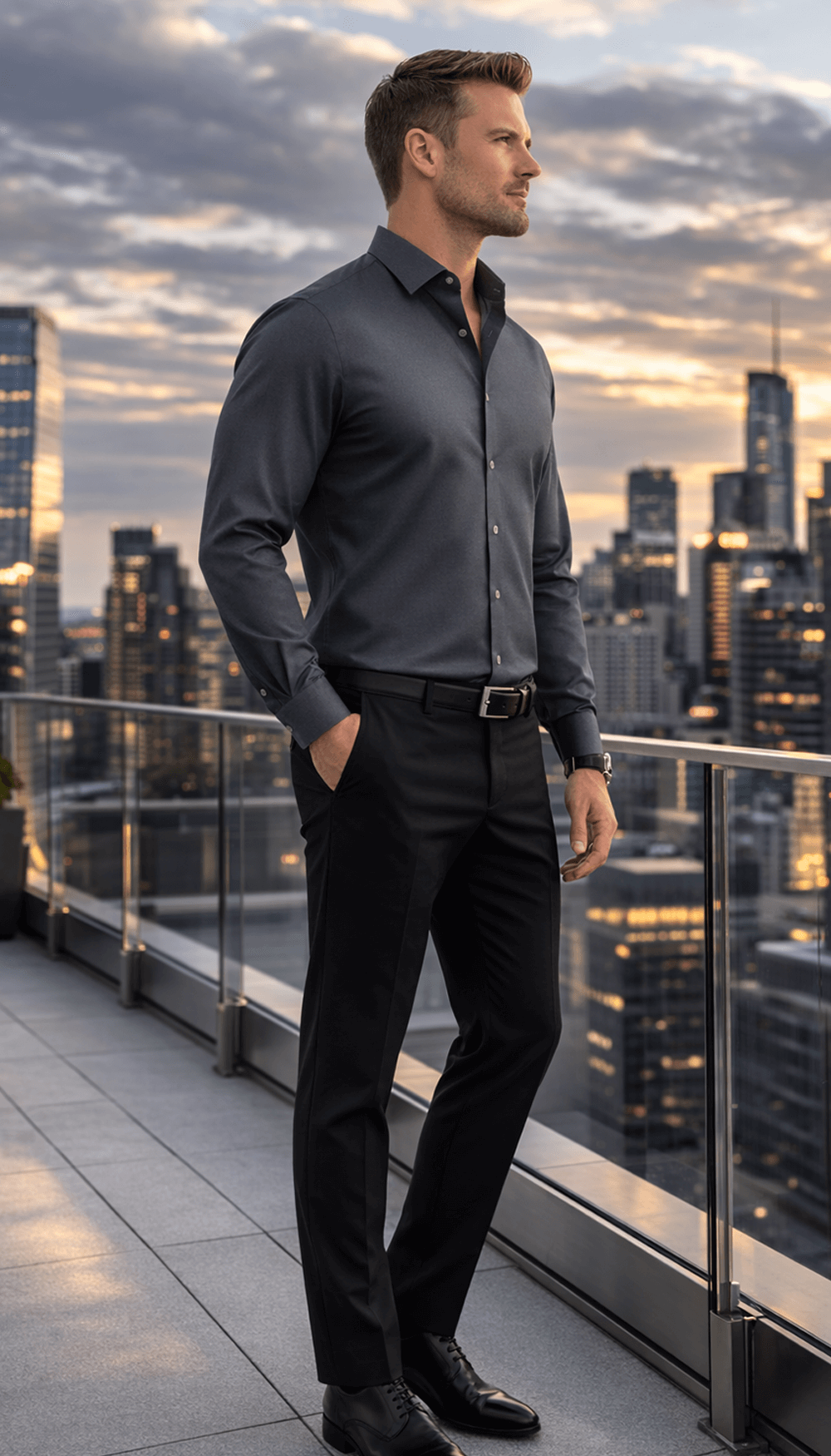 Glacier Shirt – Charcoal