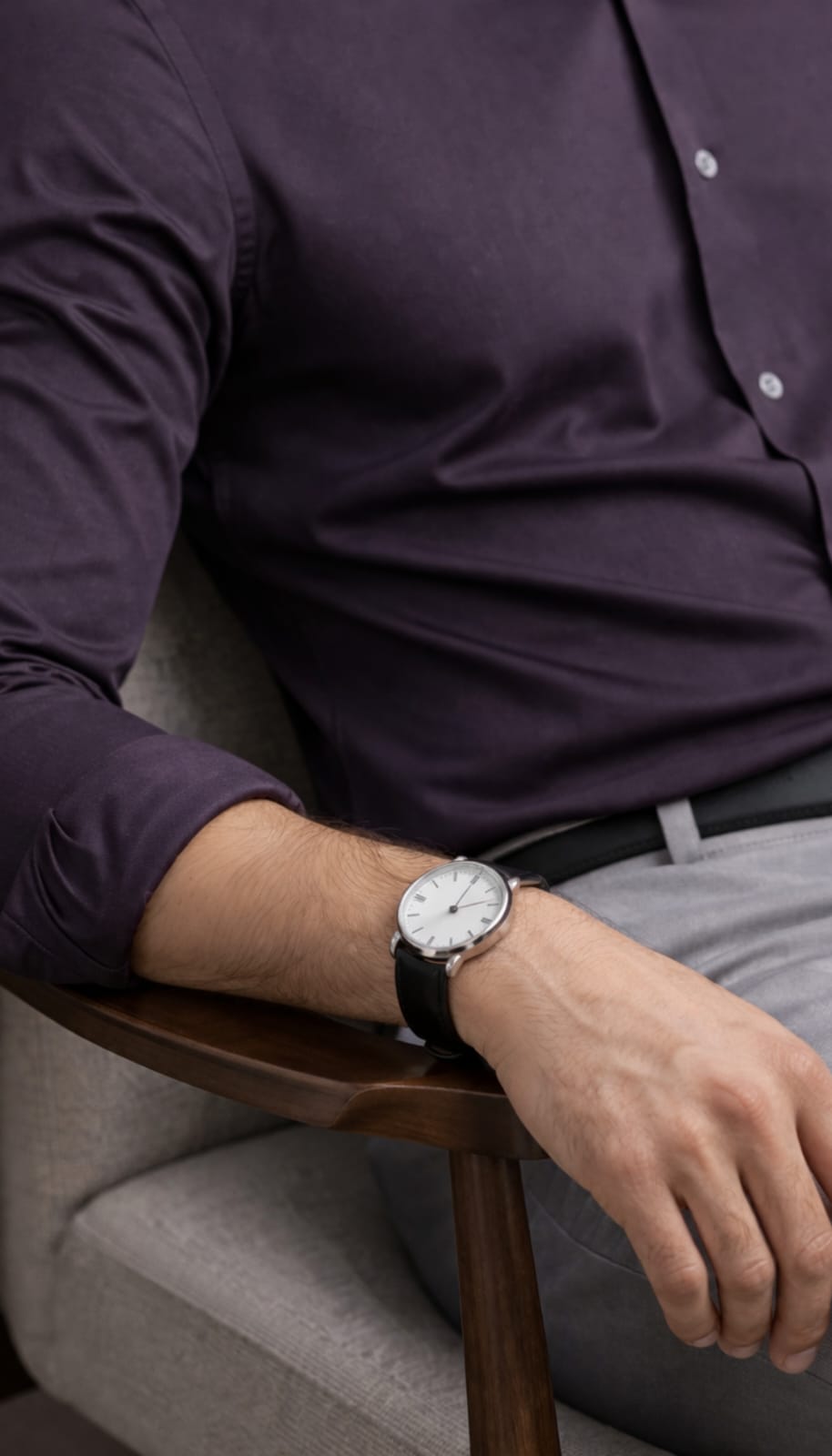 Bamboo Poplin Shirt - Wine