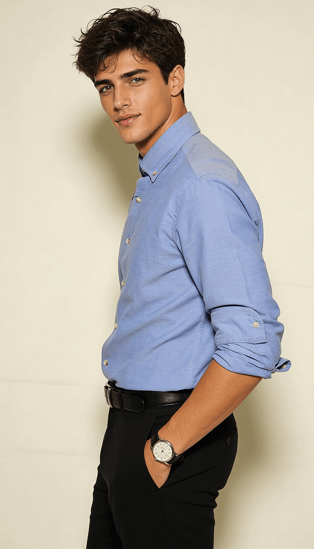 Button Down Oxford Shirt - Blue
