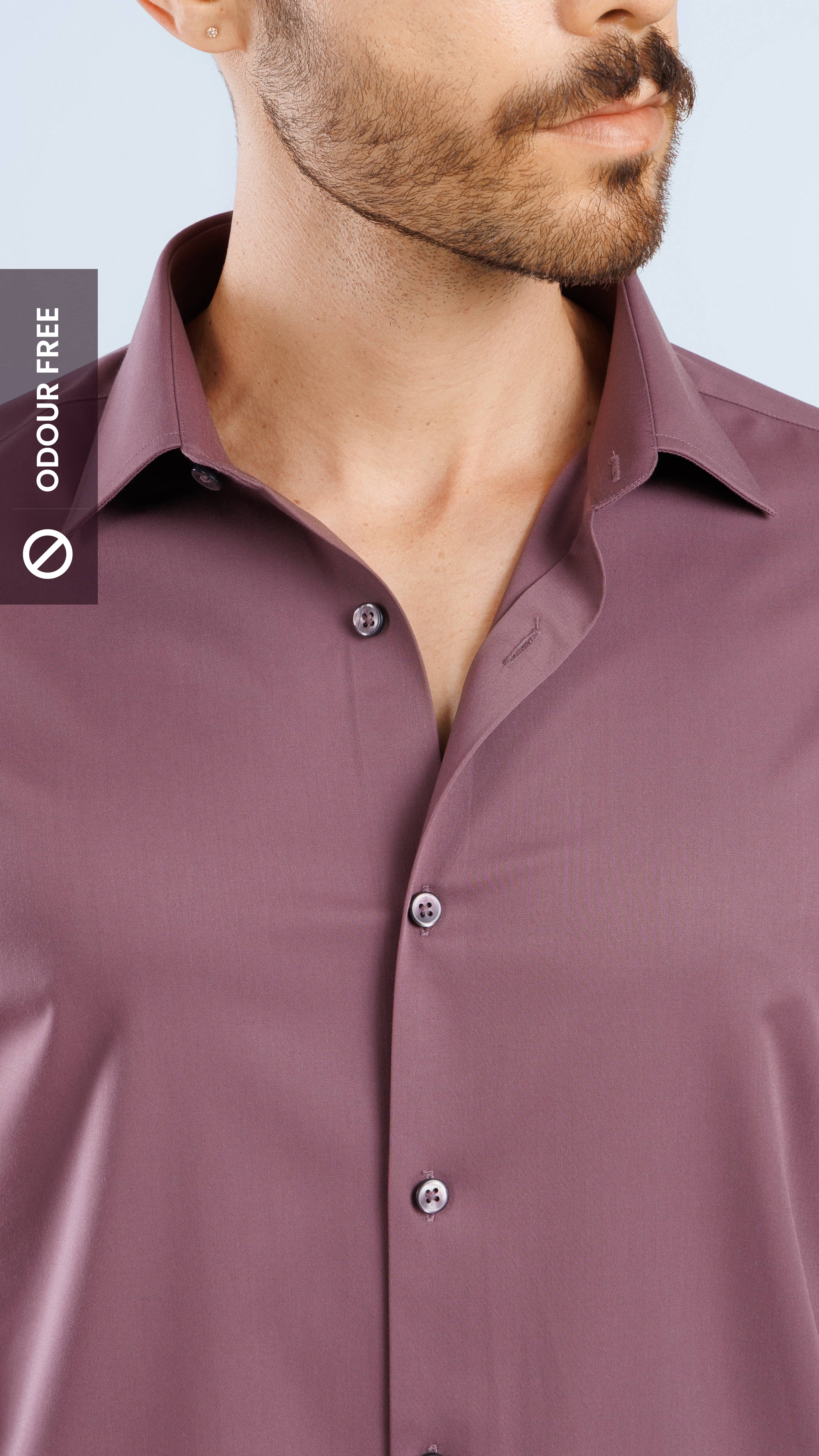 Modal Essential Shirt Wine