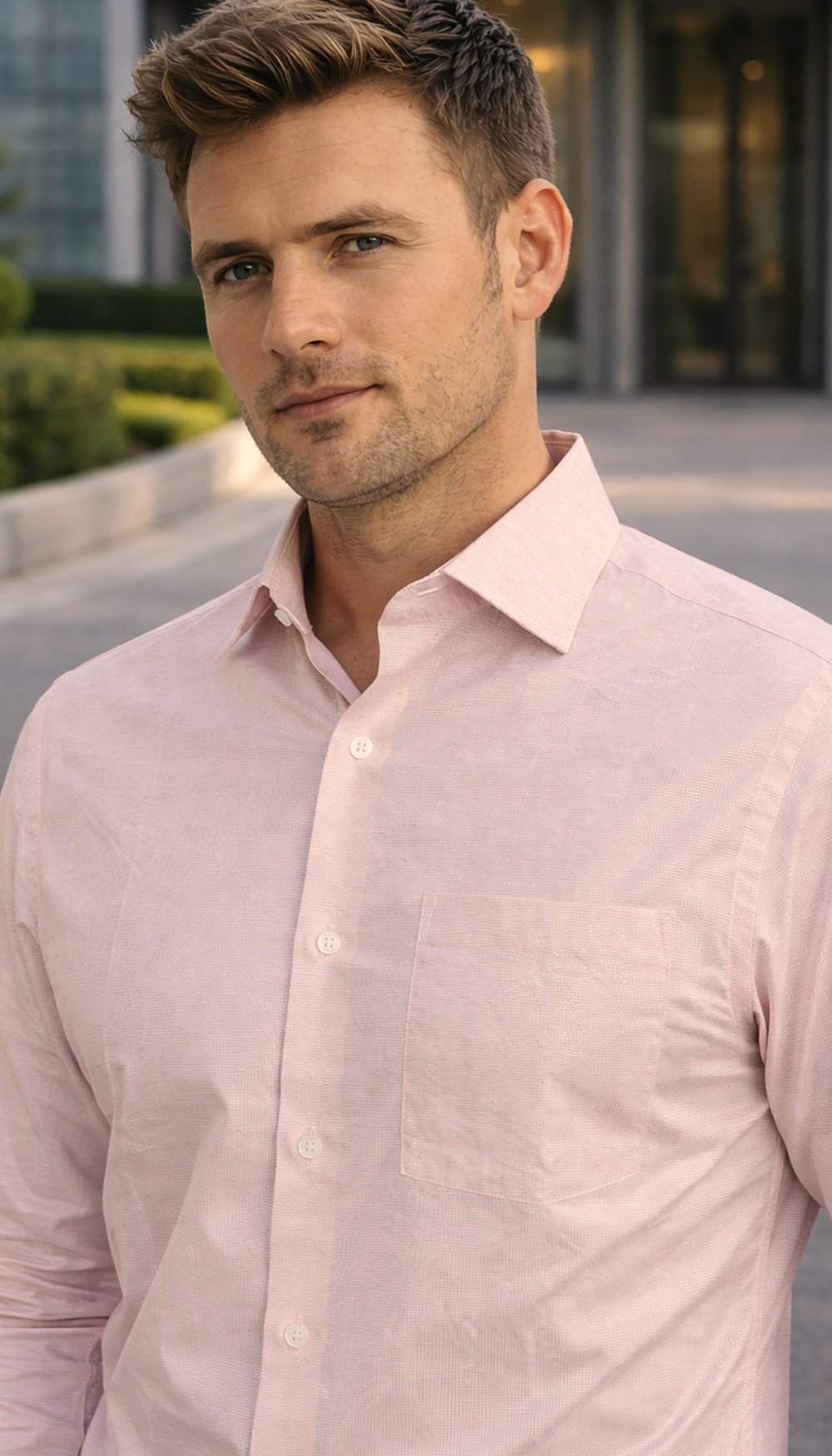 Giza Manor L-Twill Shirt – TAUPE