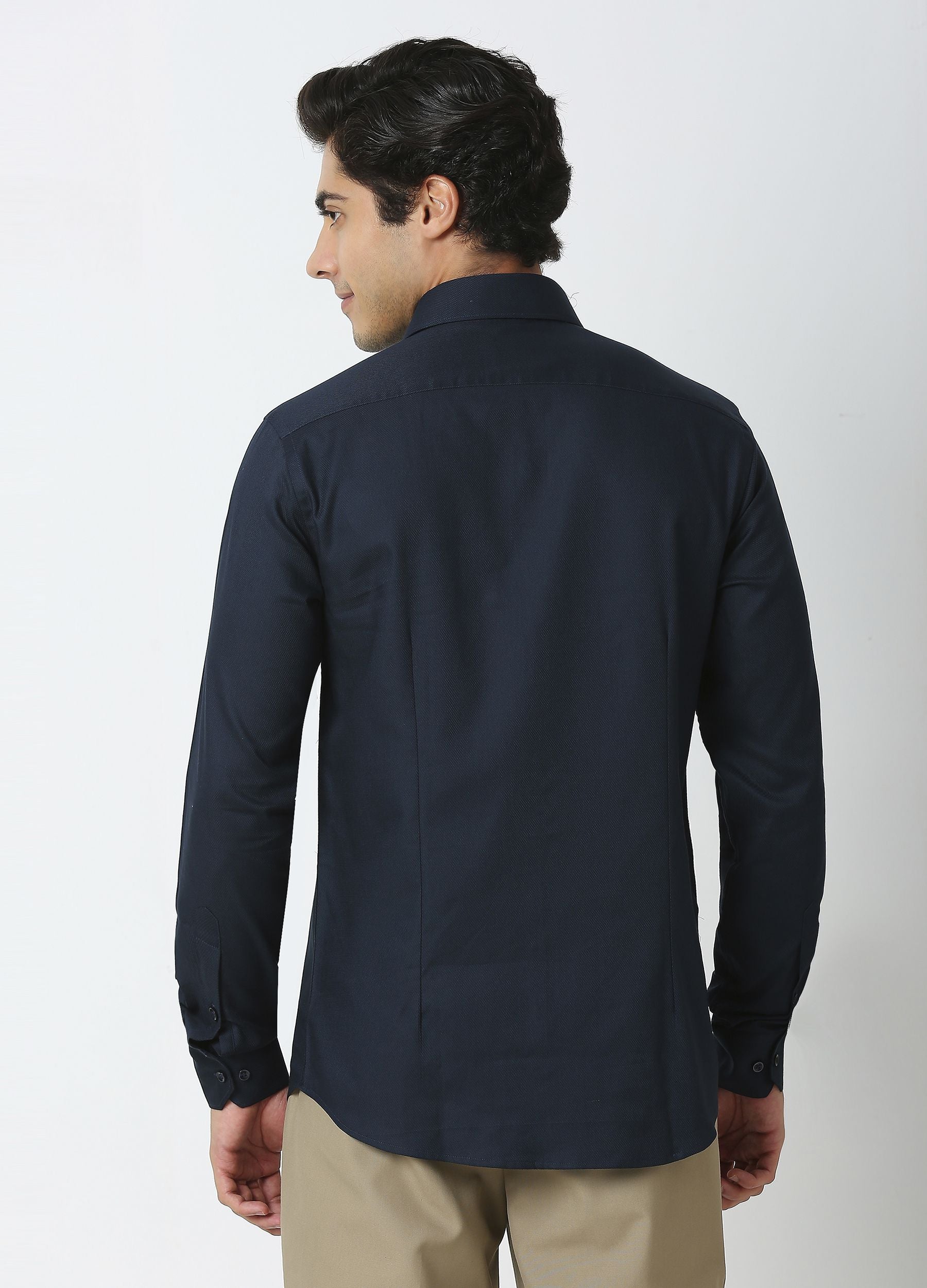 Perennial Texture Shirt Navy