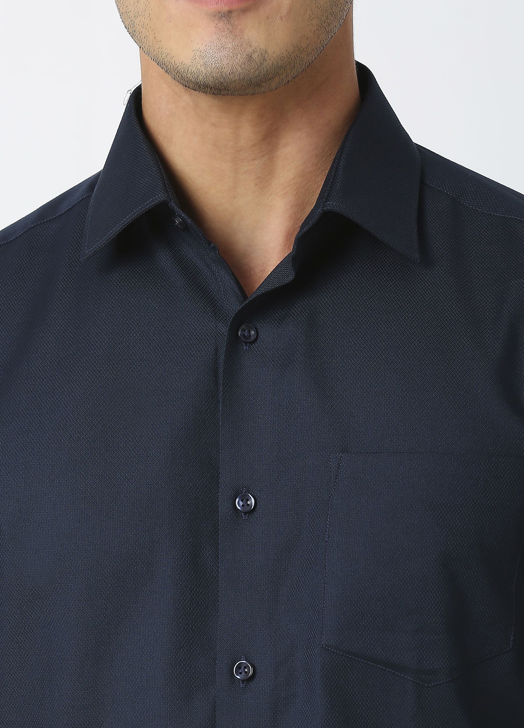 Perennial Texture Shirt Navy