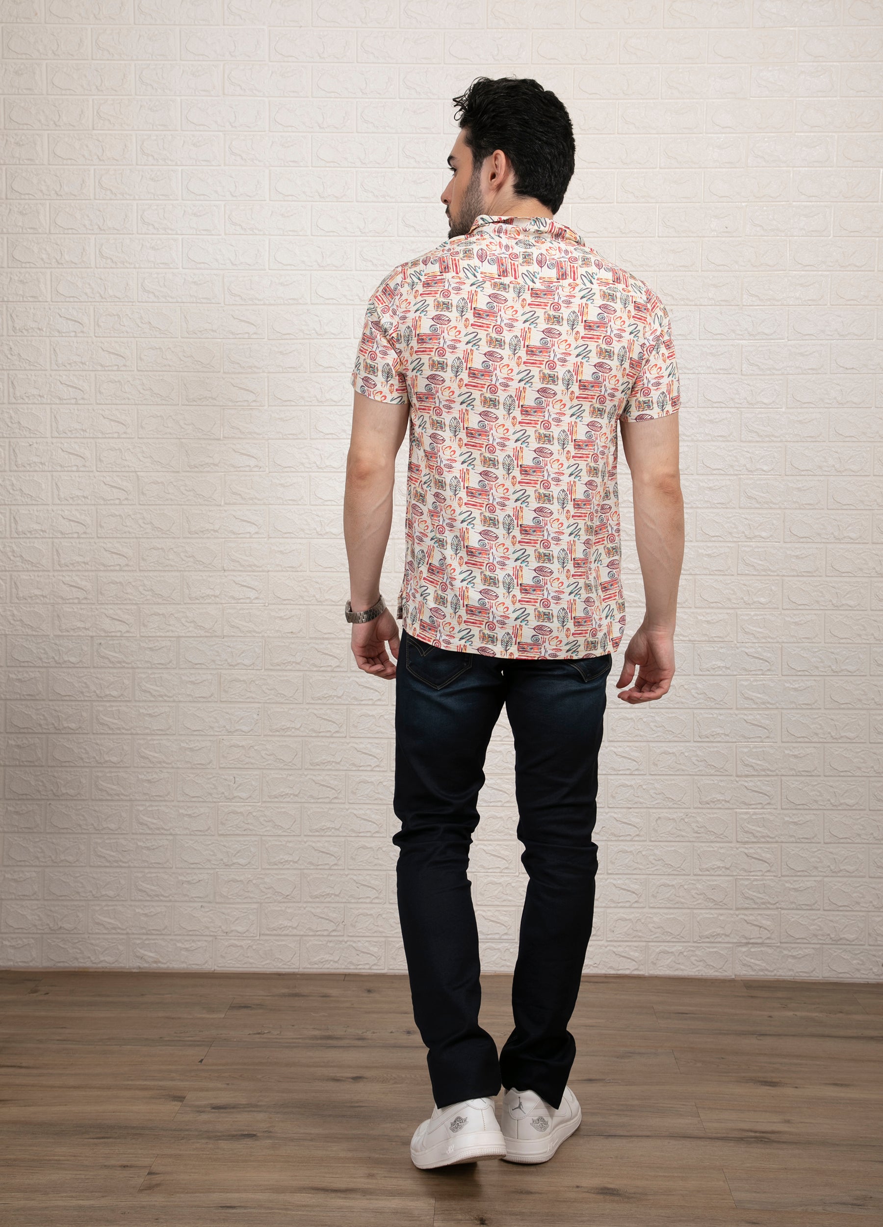 Psychedelic Pop: Camp Collar Gentle Rayon Shirt - Lemon Yellow