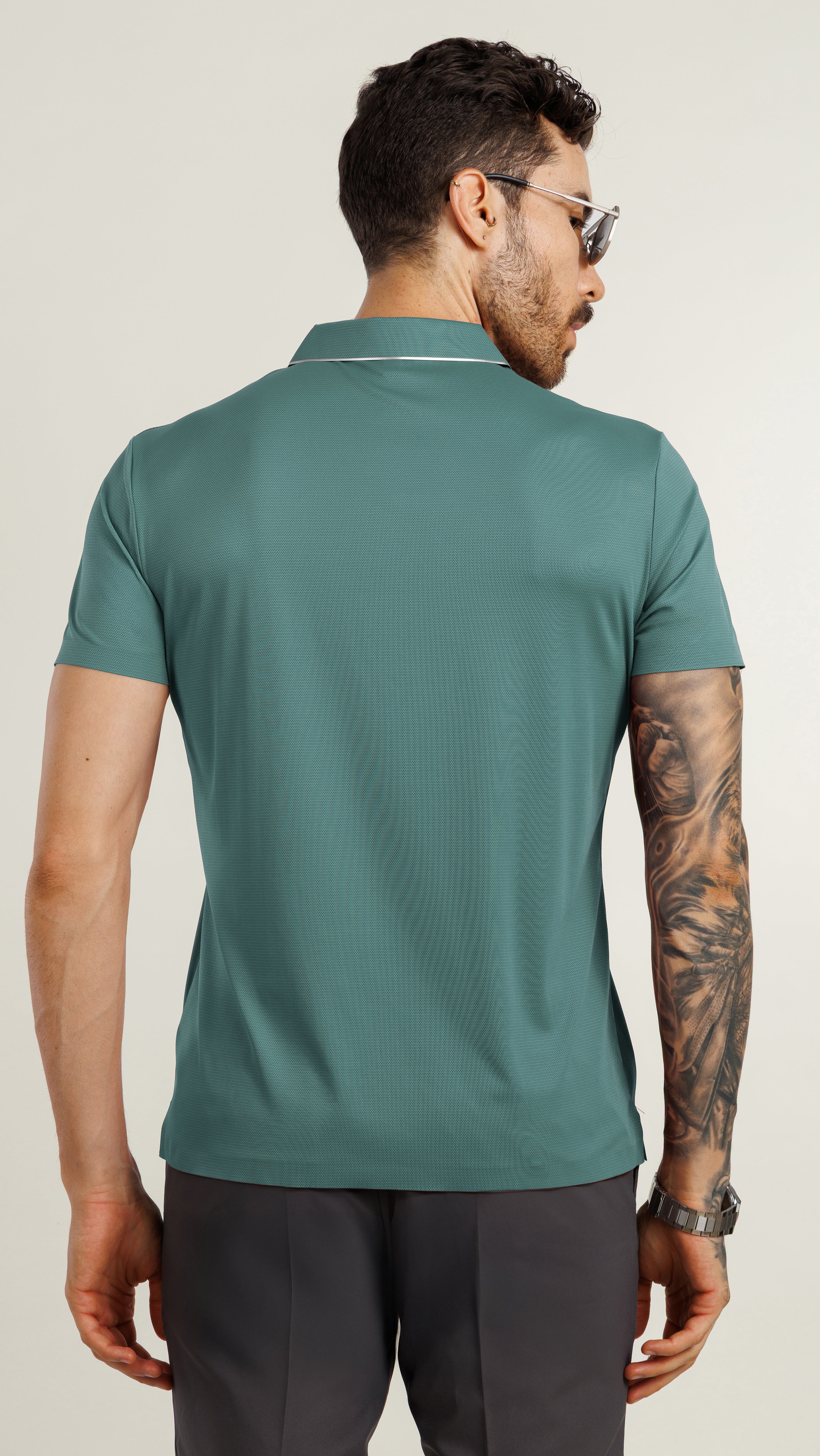 On the Go Cooling Polo T-Shirt Light Green