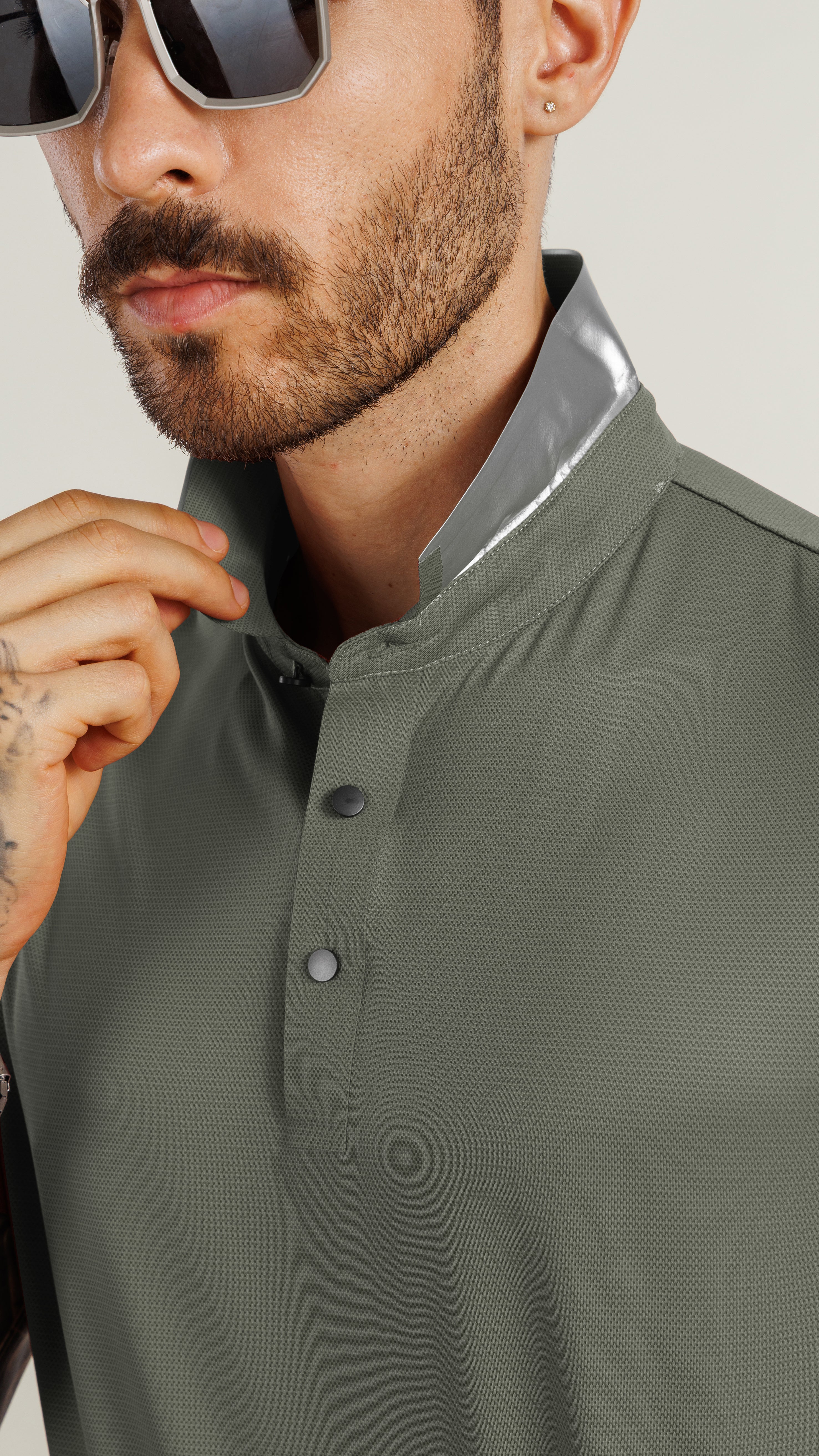 On the Go Cooling Polo T-Shirt Green