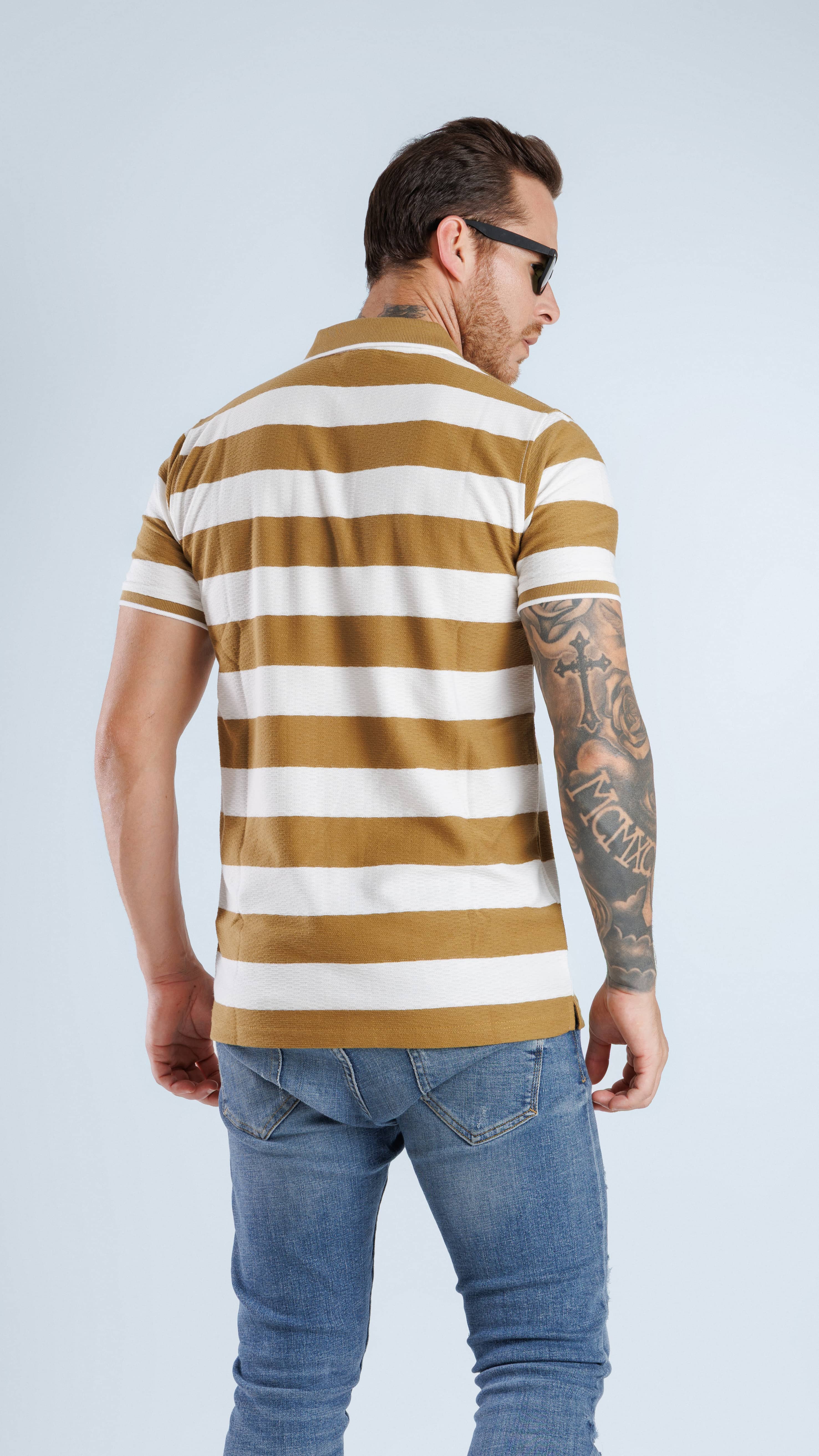 Derby Polo T-Shirt Khaki