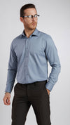 Modal Essential Shirt Dirty Blue