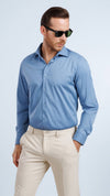 Modal Essential Shirt Polo Blue