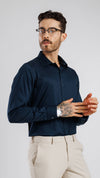 Bamboo Crest Shirt Midnight blue