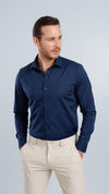 Modal Essential Shirt Navy