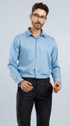 Bamboo Crest Shirt Celestial blue