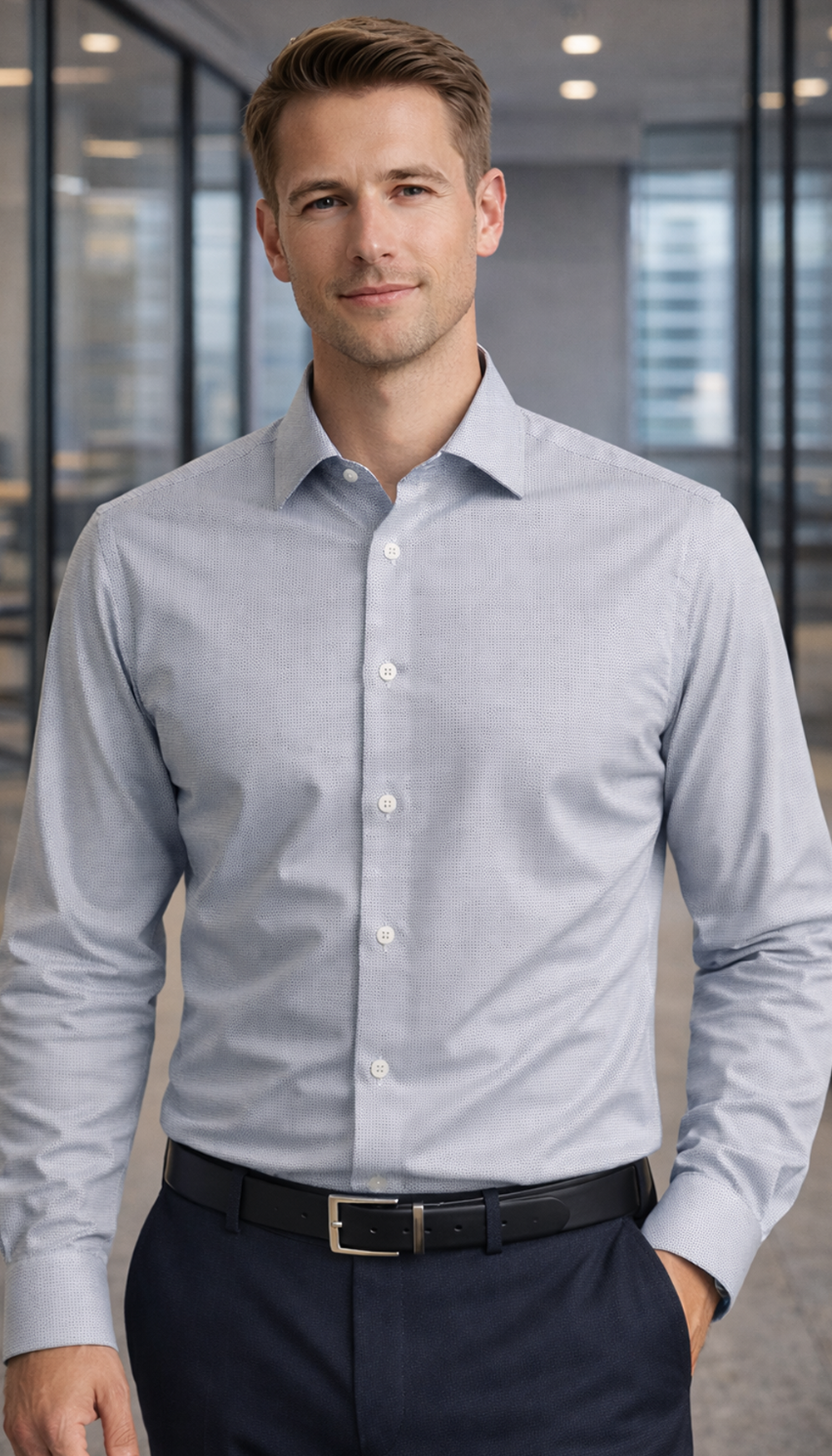 Giza Manor L-Twill Shirt – GREY
