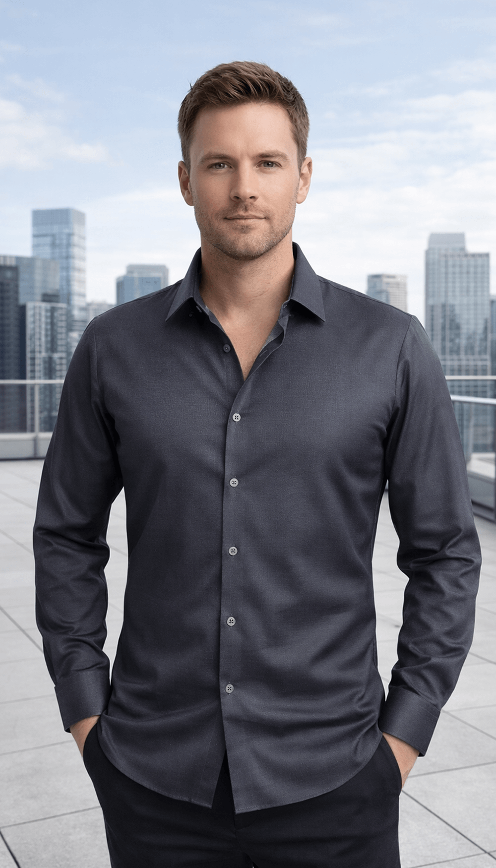 Glacier Shirt – Charcoal
