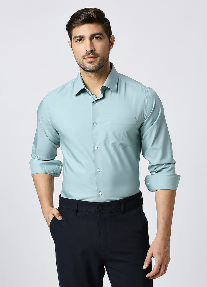 Bamboo Shield Shirt- Mint green