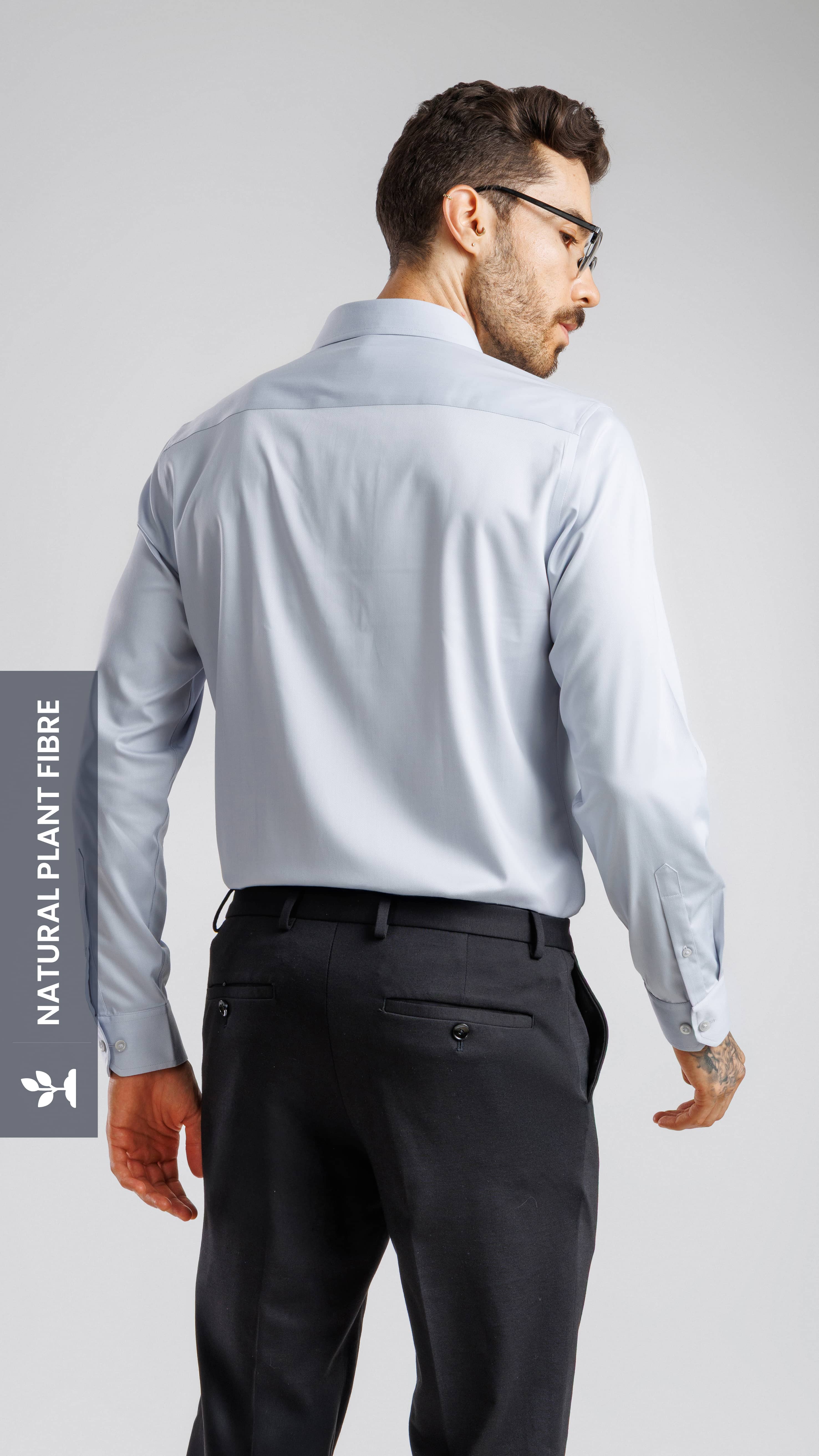 Bamboo Crest Shirt Light Grey