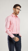 Estate Linen Blend Shirt Fluroscent Pink