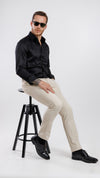 Flex Waist Formal Trouser Elite Beige