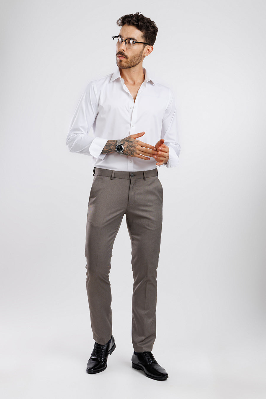 Modal Essential Shirt- White