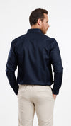 Perennial Texture Relax Shirt Navy