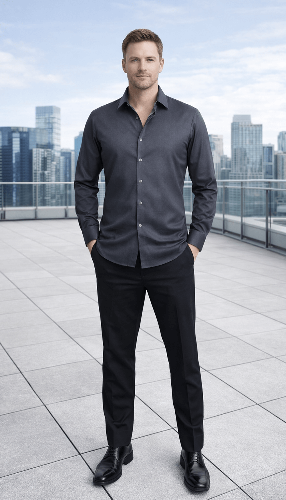 Glacier Shirt – Charcoal