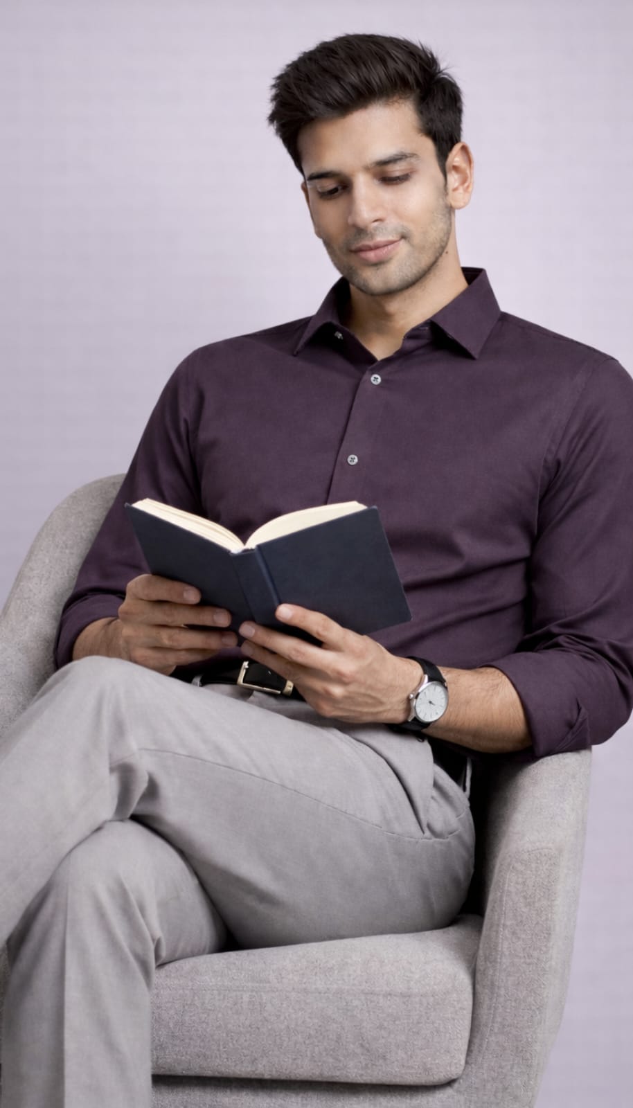 Bamboo Poplin Shirt - Wine