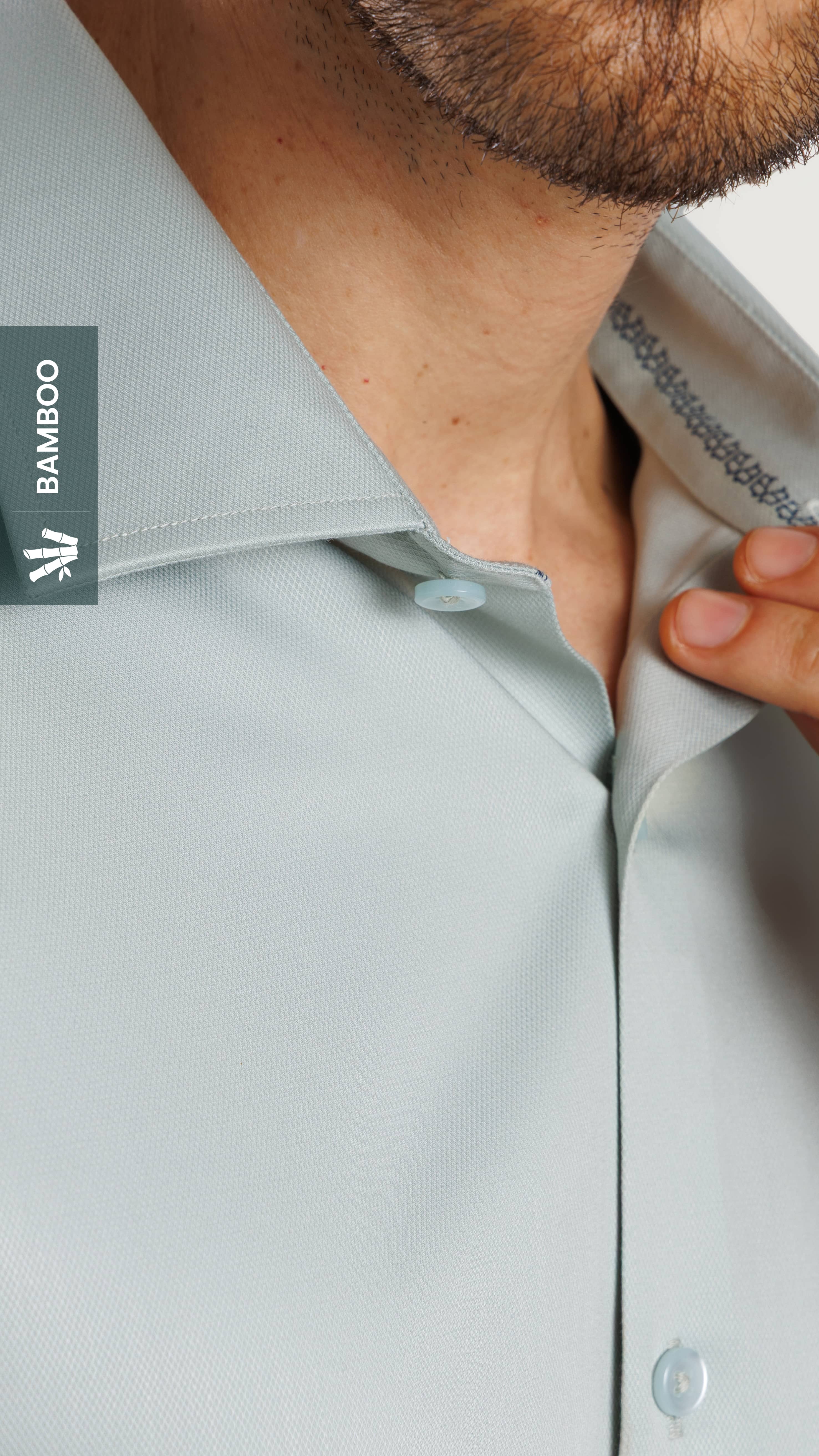 Bamboo Crest Shirt Sage Green