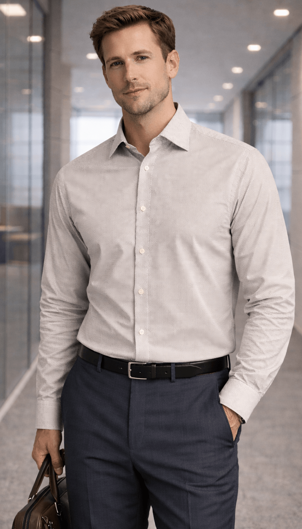 Giza Manor L-Twill Shirt – Almond