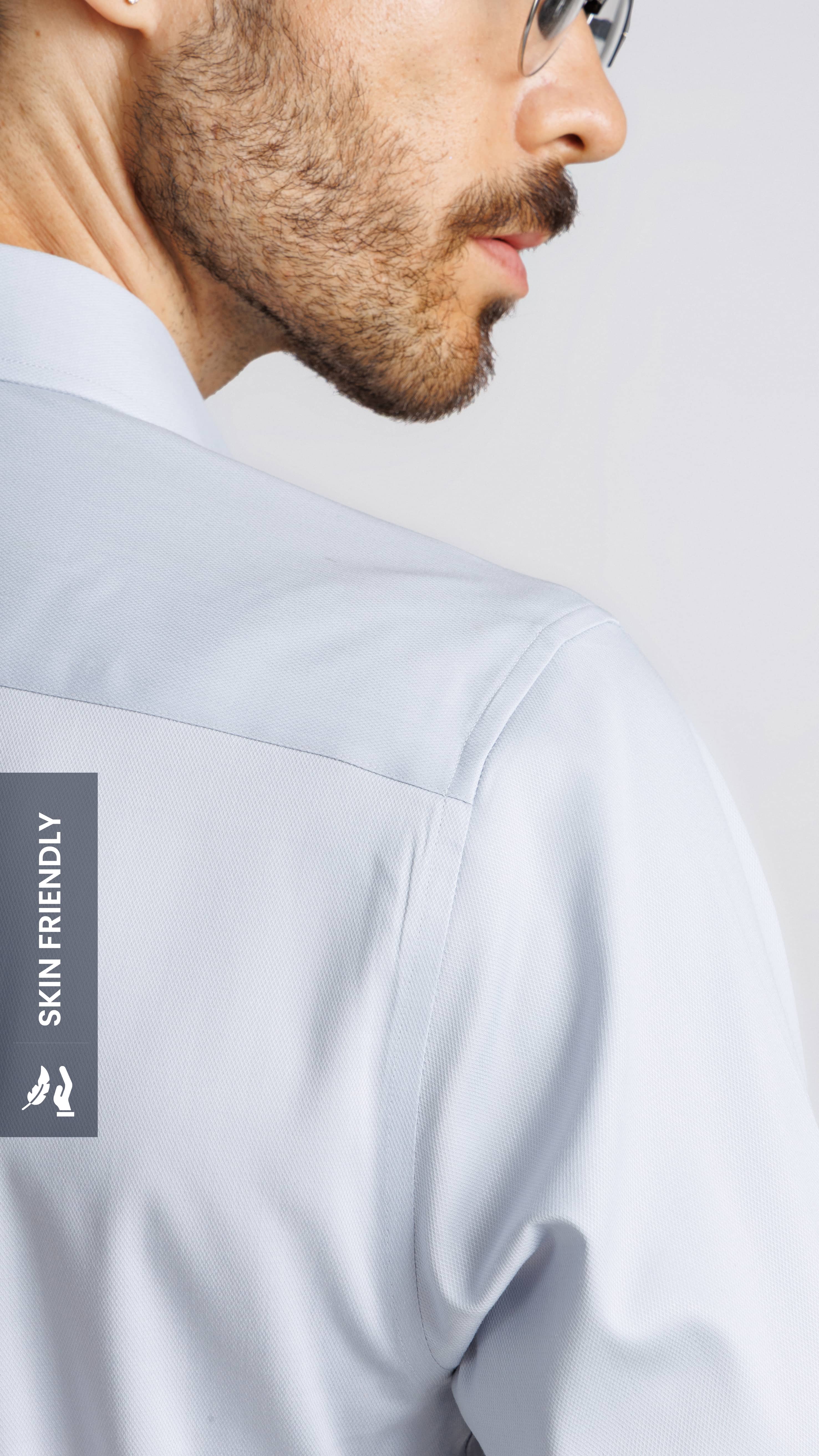 Bamboo Crest Shirt Light Grey