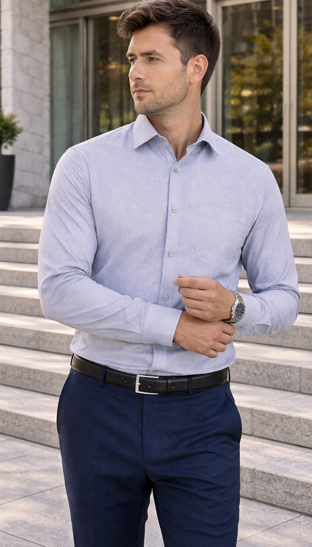 Giza Pose Bau Line shirt - Grey