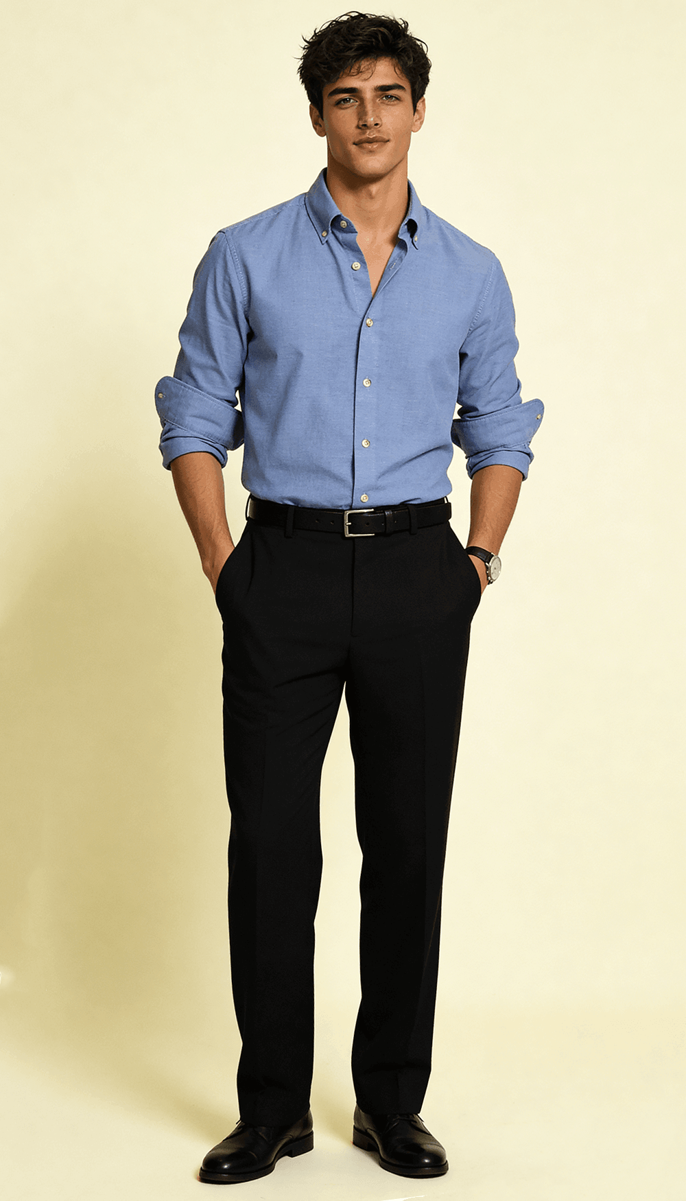 Button Down Oxford Shirt - Blue