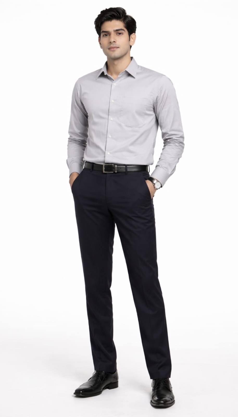 Aura Sateen shirt - Brown