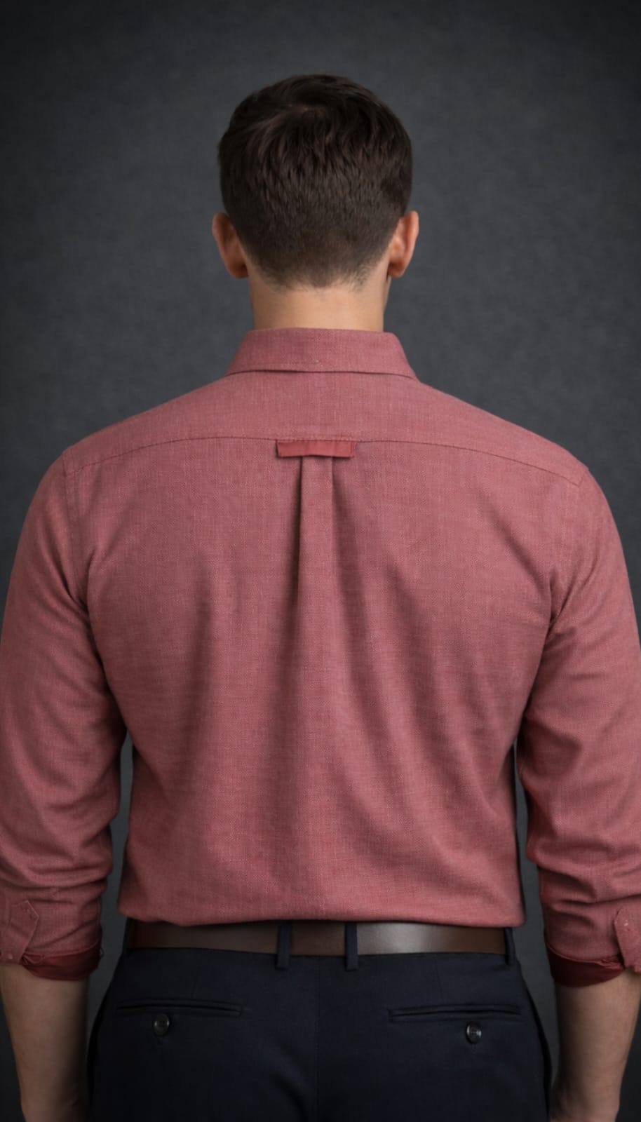Button Down Oxford Shirt - Dark Peach