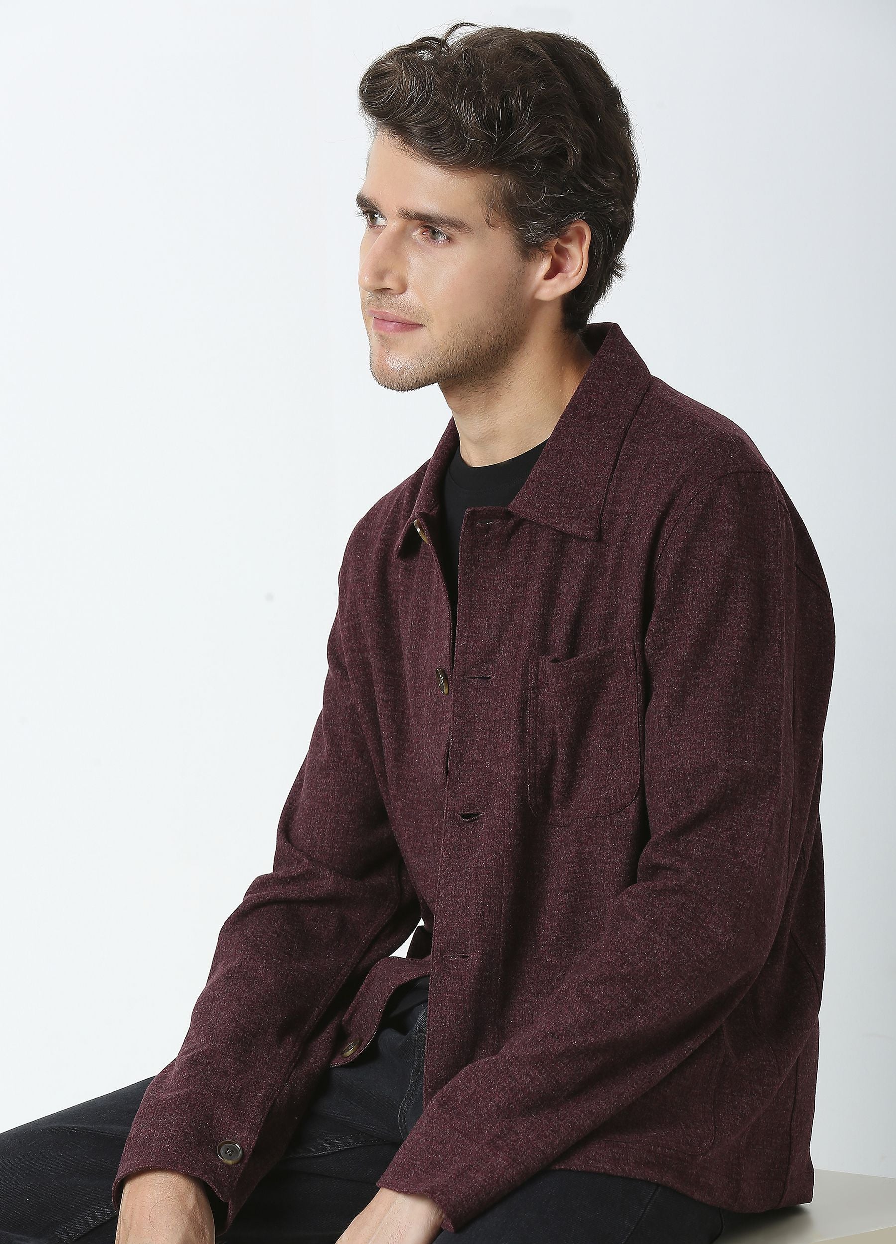 Plain wine Shacket