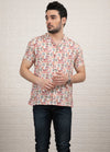 Psychedelic Pop: Camp Collar Gentle Rayon Shirt - Lemon Yellow