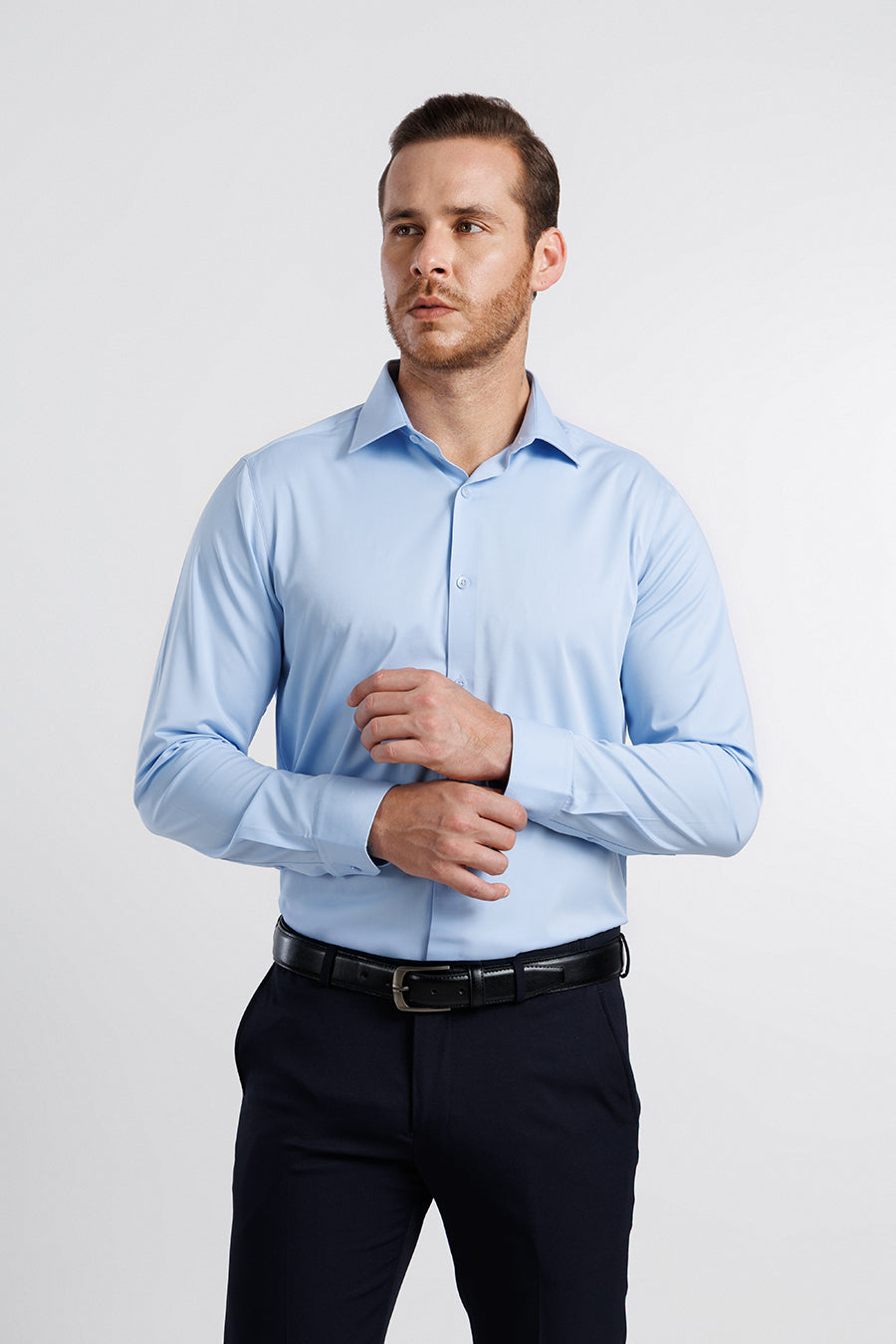 Modal Essential Shirt - Light Blue