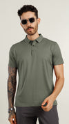 On the Go Cooling Polo T-Shirt Green