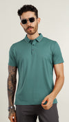 On the Go Cooling Polo T-Shirt Light Green