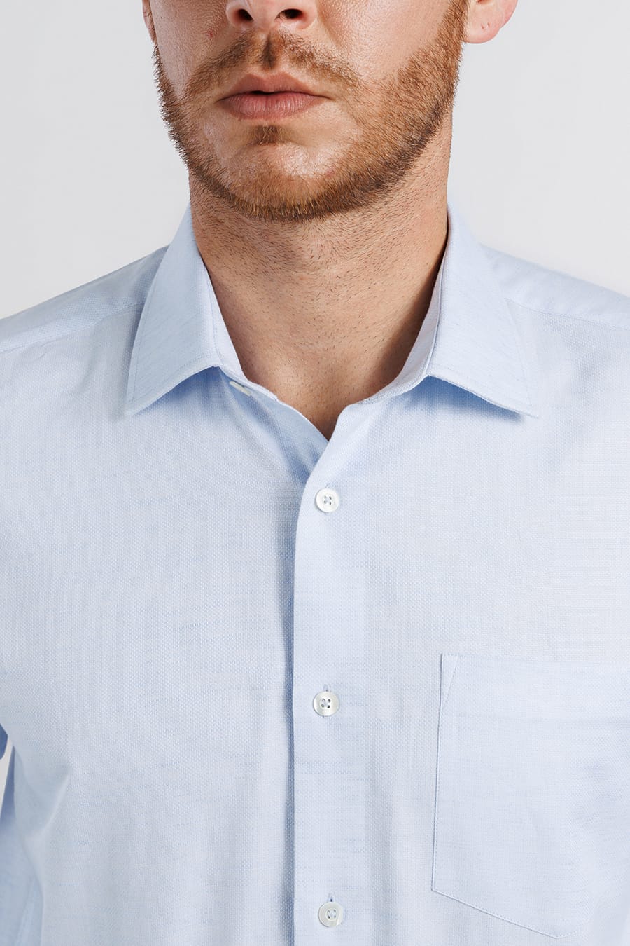 Estate Linen Blend Shirt - Light Bluish