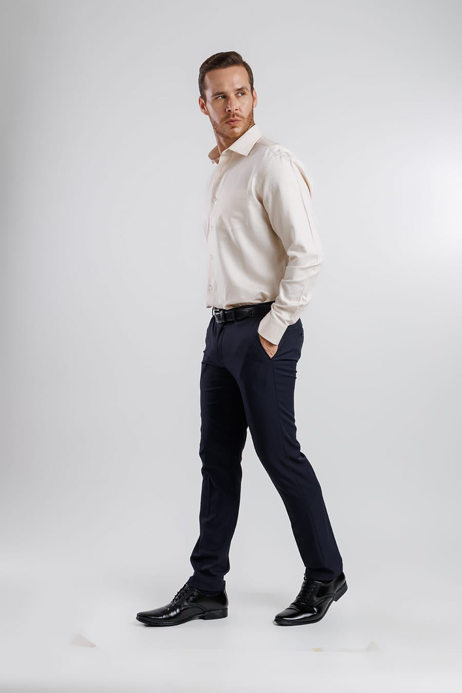 Estate Linen Blend Shirt - Beige