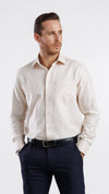 Estate Linen Blend Shirt Beige
