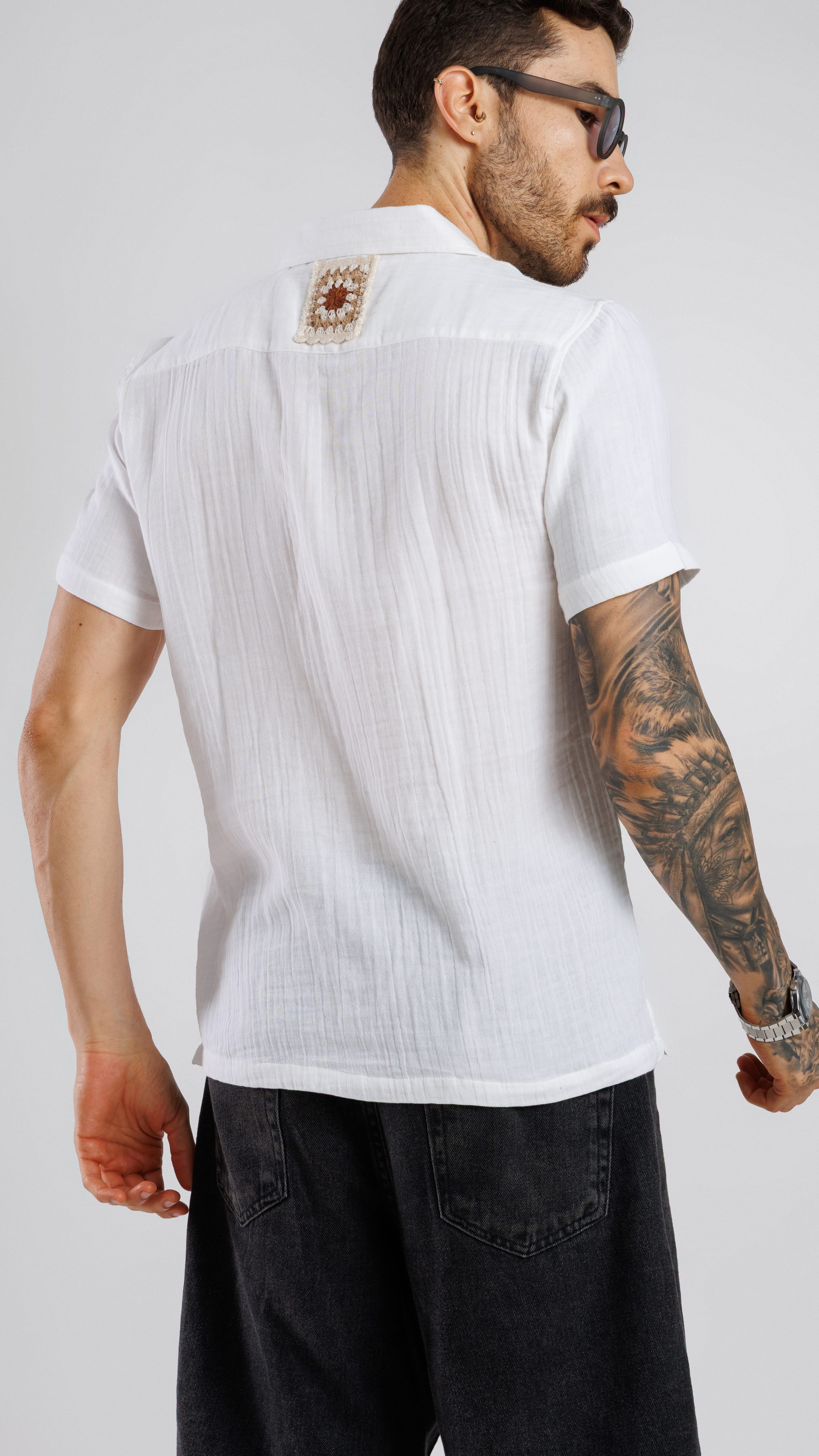 Resort half Sleeve Deuce Shirt Off White
