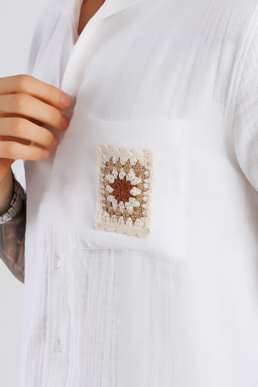 Resort half Sleeve Deuce Shirt Off White