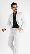 White linen jacket